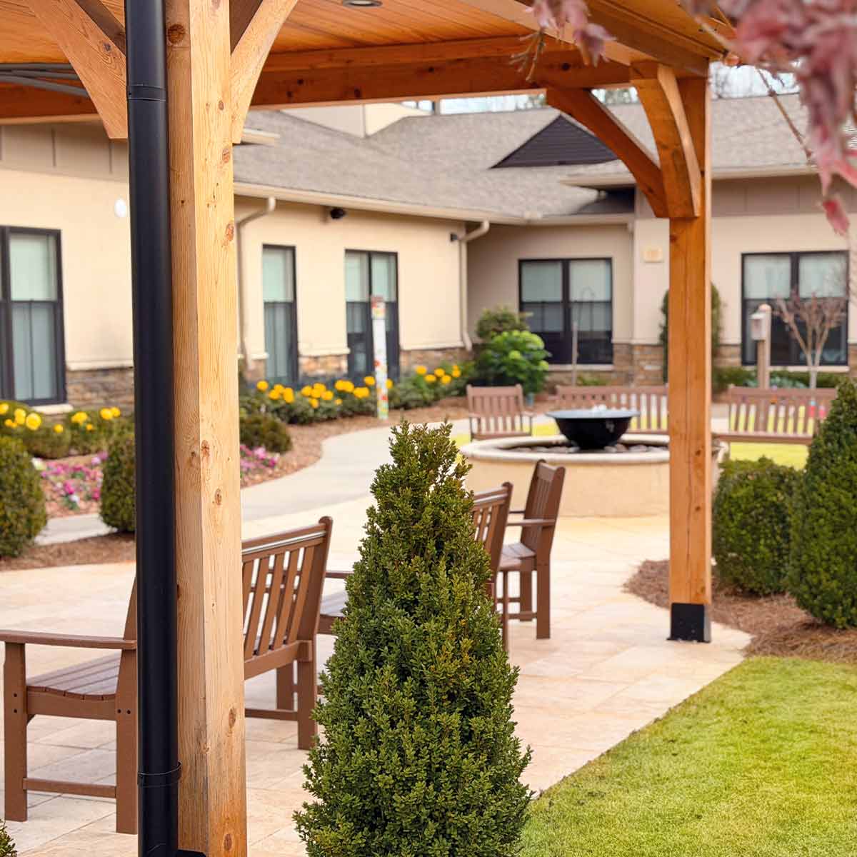 Outdoor space at The Birches at Villa Rica